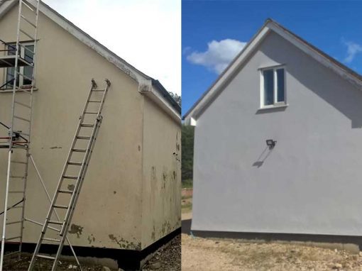 Before and After Exterior Painting Project
